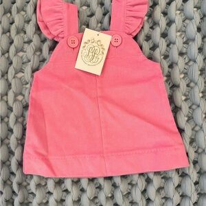 The Beaufort Bonnet Company Pink Corduroy Dress, 0/6M